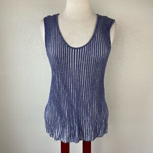 Blue Ice Bamboo Blend Tank Top Size XL EUC